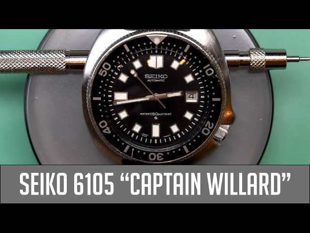 Seiko 6105 "Captain Willard" Vintage Watch Restoration