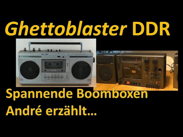 Ghettoblaster DDR-Style - Drei coole Kassettenspieler aus Ostdeutscher Produktion