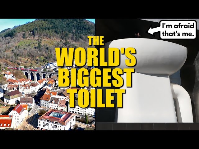 Why A Romantic German Town Built The World's Biggest Toilet