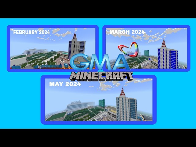 GMA MINECRAFT BUILDING | CHANGES OVER THE MONTH (MINECRAFT VERSION) [KENNETH CARL]
