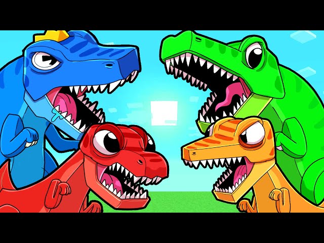 RAINBOW T-REX FRIENDS! (Dinosaur World)