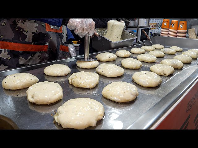 Sold 1,000 daily?! The most ICONIC sweet pancake in Korea, Hotteok - Korean street food