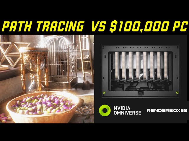 Path Tracing vs $100,000 PC