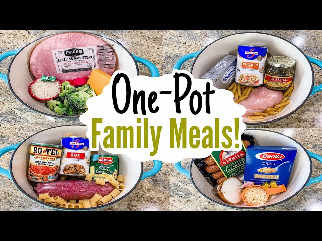 5 Tasty ONE POT Meals | The EASIEST Under 30 Minute & FEW Ingredient Recipes | Julia Pacheco
