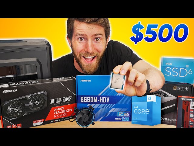 Building a $500 Intel Gaming PC - 2023