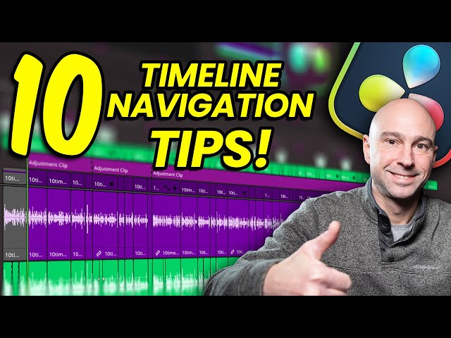 10 TIMELINE Navigation TIPS in DaVinci Resolve 18 | Quick Tip Tuesday!