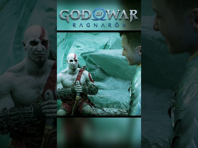 You Can See Kratos Smile after Atreus Says "Don't Be Sorry Be Better" God of War Ragnarök