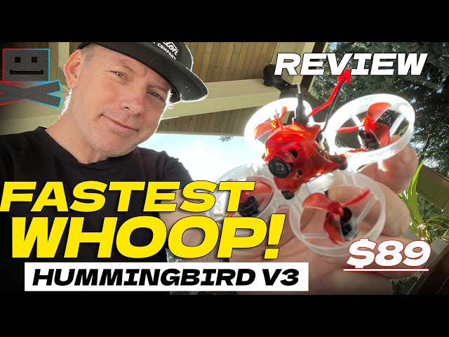 FASTEST Whoop I've Flown? -  NewBeeDrone Hummingbird V3 - REVIEW & FLIGHTS 🍕