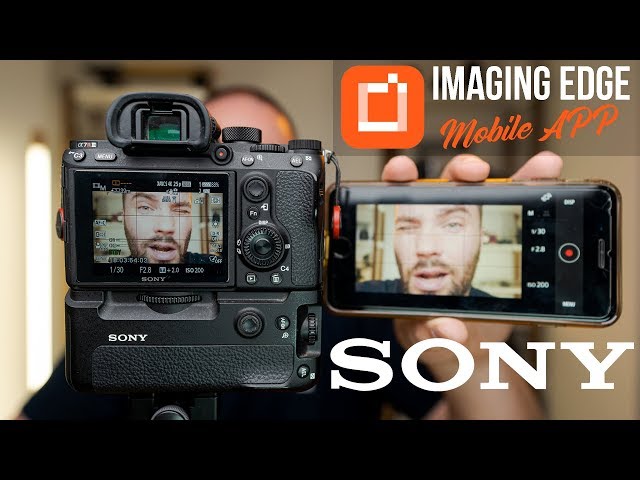 SONY IMAGING EDGE MOBILE - How to FILM YOURSELF | Sony A7iii A7Riii