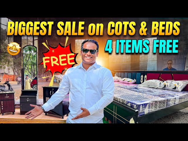 The Best Roadside Furniture Market In Miyapur | Cheap and Best|| Beds and free dressing table