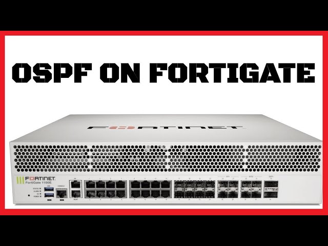 How To Configure OSPF On Fortigate (Open Shortest Path First)