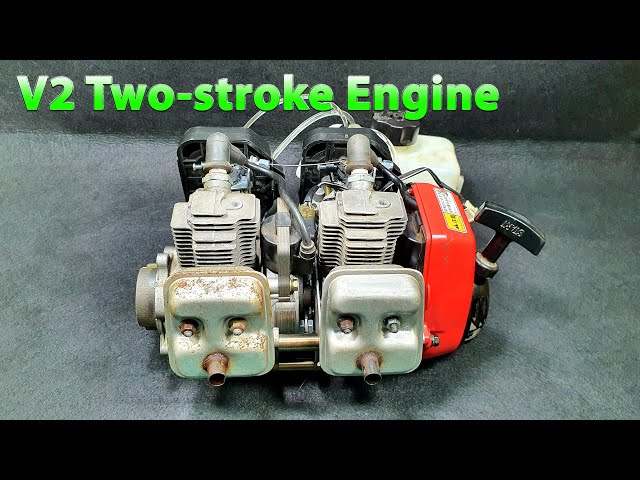 Build A 2 Cylinder In-line Two-stroke Engine