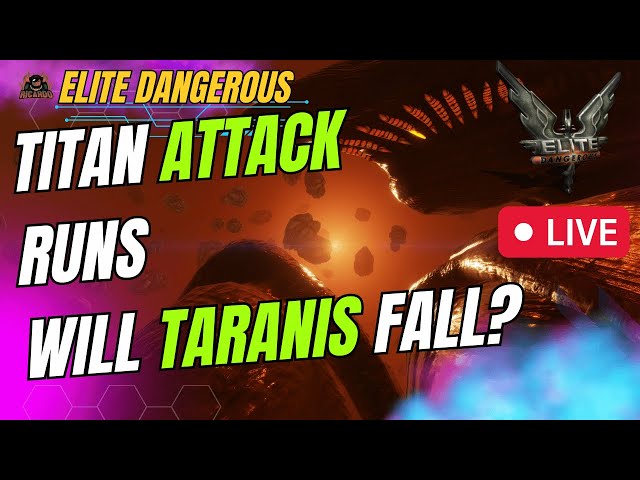 Titan Attack: Thargoid Taranis Facing Destruction in Elite Dangerous