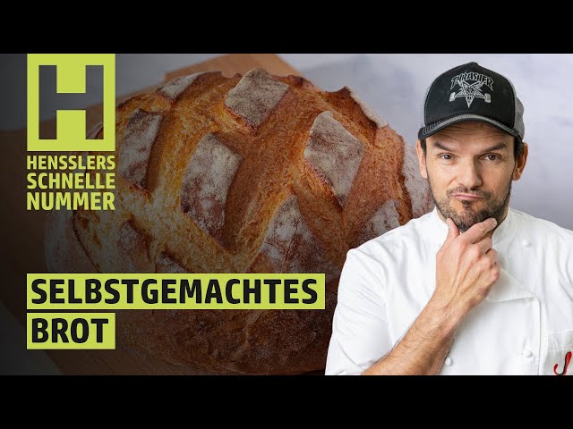 Schnelles Selbstgemachtes Brot Rezept von Steffen Henssler | Günstige Rezepte