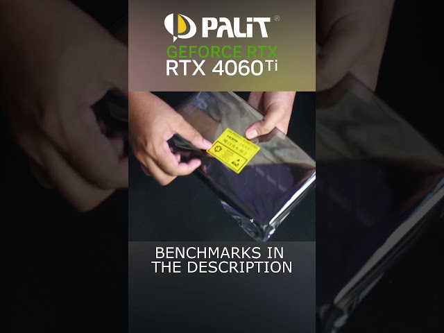Palit RTX 4060 Ti Dual OC #Unboxing #shorts