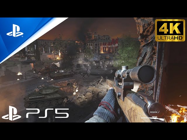 The Battle of Berlin | immersive graphics PS5 Call of Duty [4K60FPS]