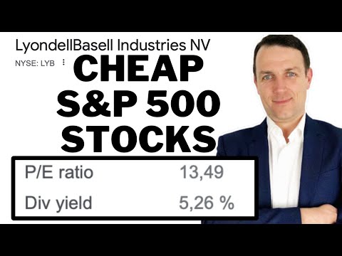 Cheap S&P 500 stocks