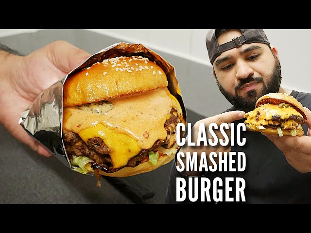 Classic Smash Burger Recipe | Much Better Than Fast Food!