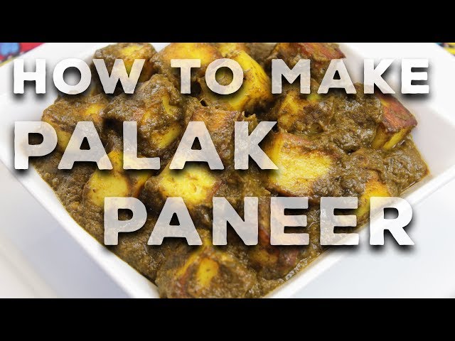 Palak Paneer (Spinach and Hard Cheese) - With My Little Kitchen | Vegetarian Recipe