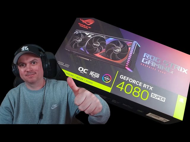 Unboxing the Asus GeForce RTX 4080 SUPER ROG Strix OC! This graphics card is huge!