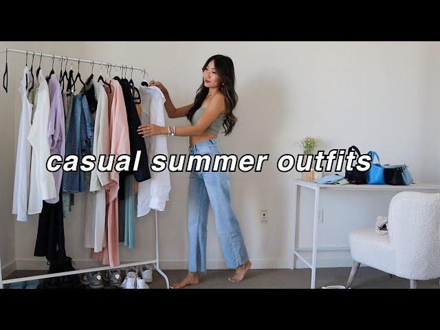 CASUAL SUMMER OUTFITS ☀️ | summer fashion lookbook 2021