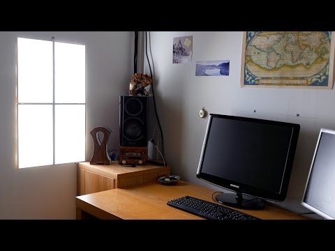 How to make a relaxing "false window" light panel (using old laptop screens)