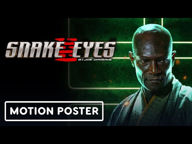 Snake Eyes: G.I. Joe Origins - Exclusive Blind Master Motion Poster