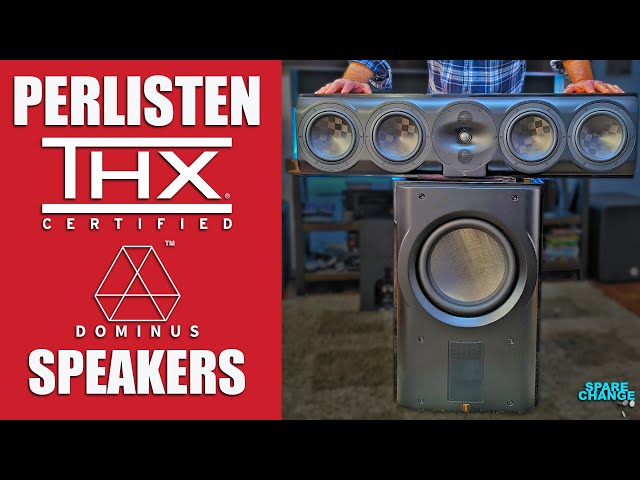 Perlisten THX Home Theater Speakers S4S, S7C and D212s Subwoofer