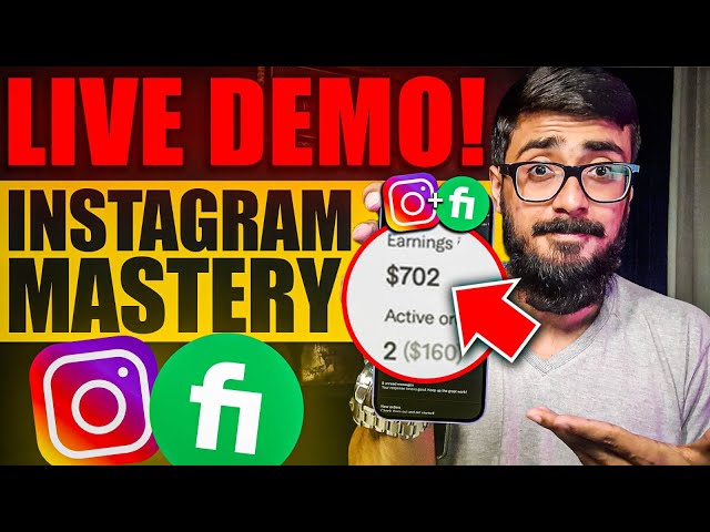 Start Earning Online on Fiverr Using Your Mobile Phone | Instagram Mastery Course 2024