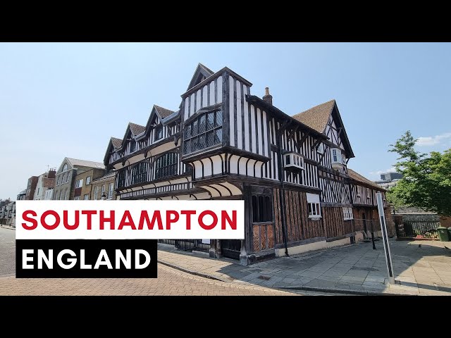 Best Things To See In SOUTHAMPTON - How Is England Different To Scotland? - Walking Tour | 4K 60FPS