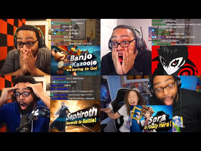My Reaction to EVERY Super Smash Bros Ultimate Character Reveal!!!
