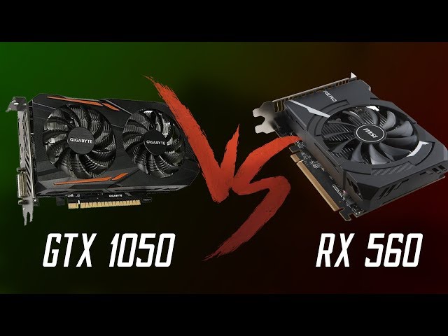 Qual é a Melhor? RX560 4GB vs GTX1050 2GB com I3 8100