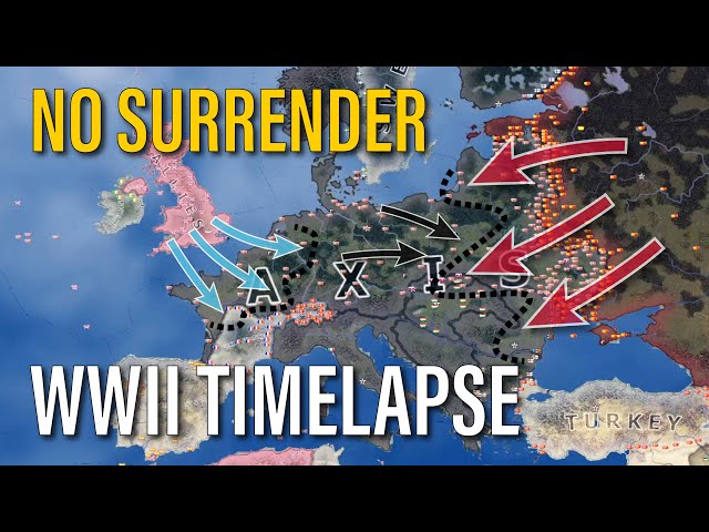 Hearts of Iron 4 Timelapse - To the Bitter End