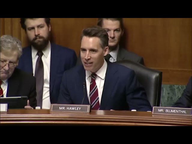 Senator Josh Hawley Reacts To Facebook Whistleblower Exposing Meta