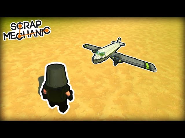 Building a New Remote Controlled Propeller Plane! (Scrap Mechanic Live Stream VOD)