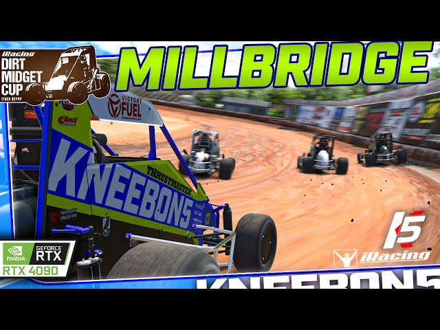 Midgets Fixed - Millbridge Speedway - iRacing Dirt