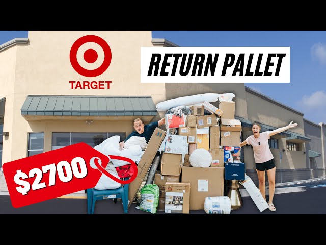 We Spent $850 On a Pallet of TARGET Returns - Unboxing $2700 in MYSTERY Items!