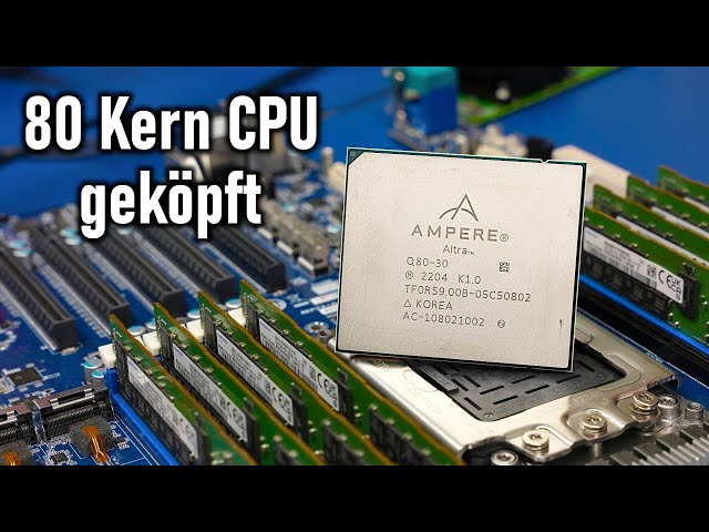 80 Kern CPU! Unfassbar effizient und schneller als ein AMD Threadripper