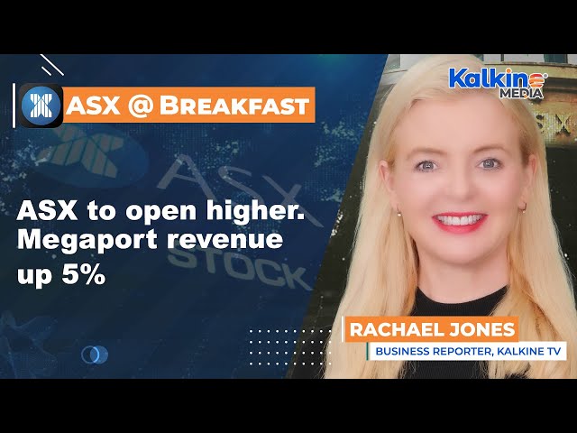 ASX to open higher. Megaport revenue up 5%