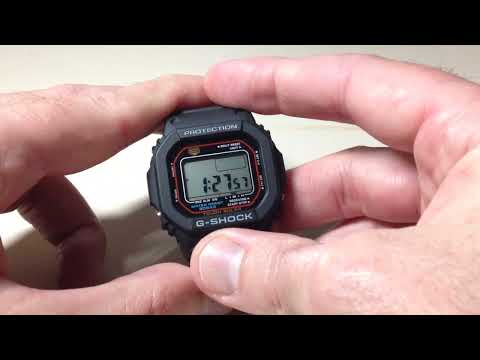 Casio G-Shock (GWM5610U-1): How-to