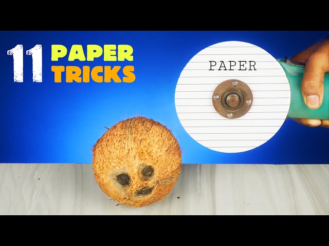 11 Awesome Paper Tricks || Science Experiments With Paper