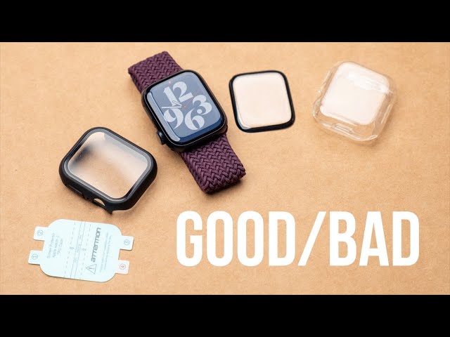Testing Every Type of Screen Protector for Apple Watch: from terrible to good…