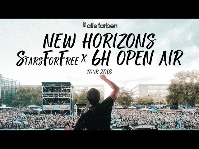 NEW HORIZONS x STARS FOR FREE HANNOVER x 6H OPEN AIR - ALLE FARBEN TOUR 2018
