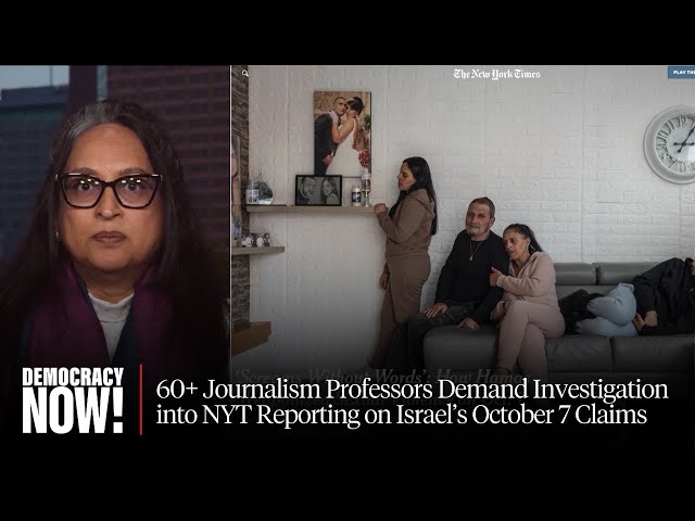 60+ Journalism Profs Demand Investigation into Controversial NYT Article Alleging Oct. 7 Mass Rape