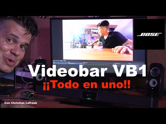 Bose Videobar VB1. Dispositivo USB todo en uno para vídeo-conferencias. ¡Streaming calidad Bose!!