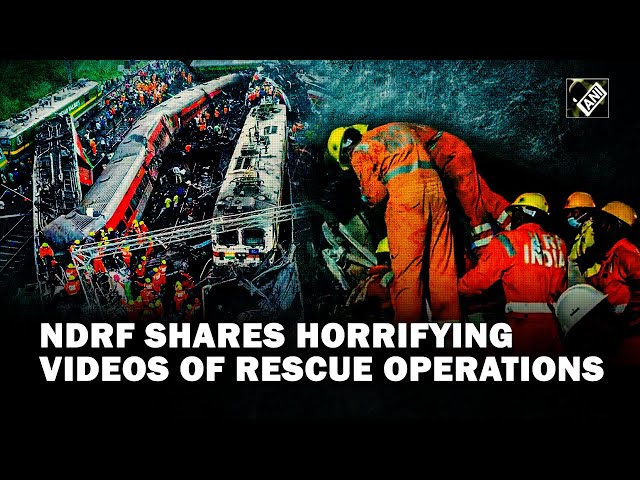 Odisha train accident: NDRF shares spine-chilling videos of rescue operations in Balasore