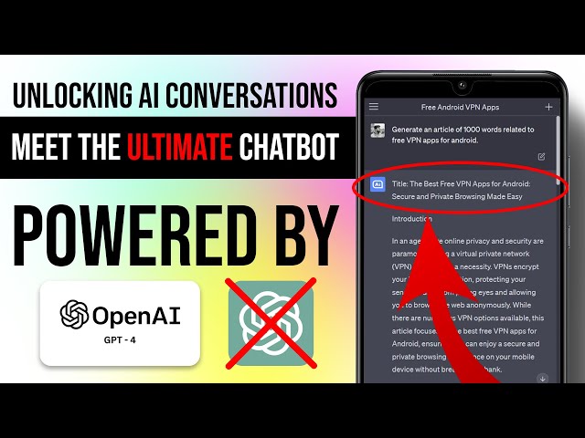 Generate Anything with this AI Chat App😱 | ChatGPT Android App Downlaod FREE 2023
