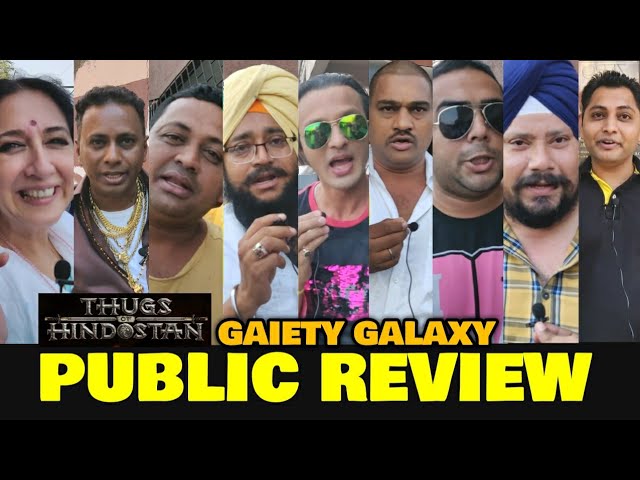 Thugs Of Hindostan Public Review at GAIETY GALAXY | Amitabh Bachchan, Aamir Khan | Honest Review