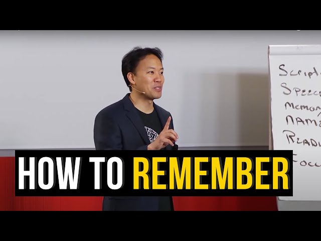 How to Remember Things | Jim Kwik