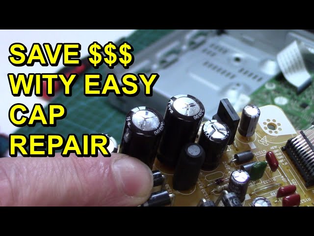 Easy Electrolytic Capacitor Replacement & Testing Methods